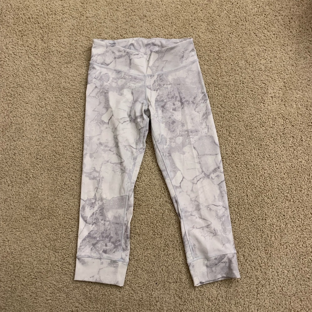 Reebok CrossFit Size S White Cropped Leggings